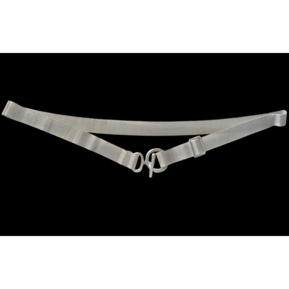 Adjustable Stainless Steel Chain Mail Belt With T-Bar Closure Size 20” to 34”